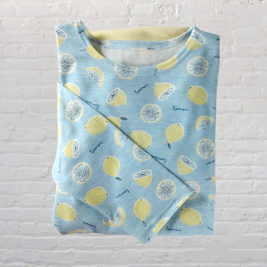 Dámske pyžamo - citróny